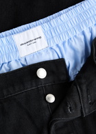 Alexanderwang.t Boxer-effect Barrel-leg Jeans Black