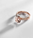 Bucherer Fine Jewellery Blush 18kt rose gold ring with diamonds and morganites