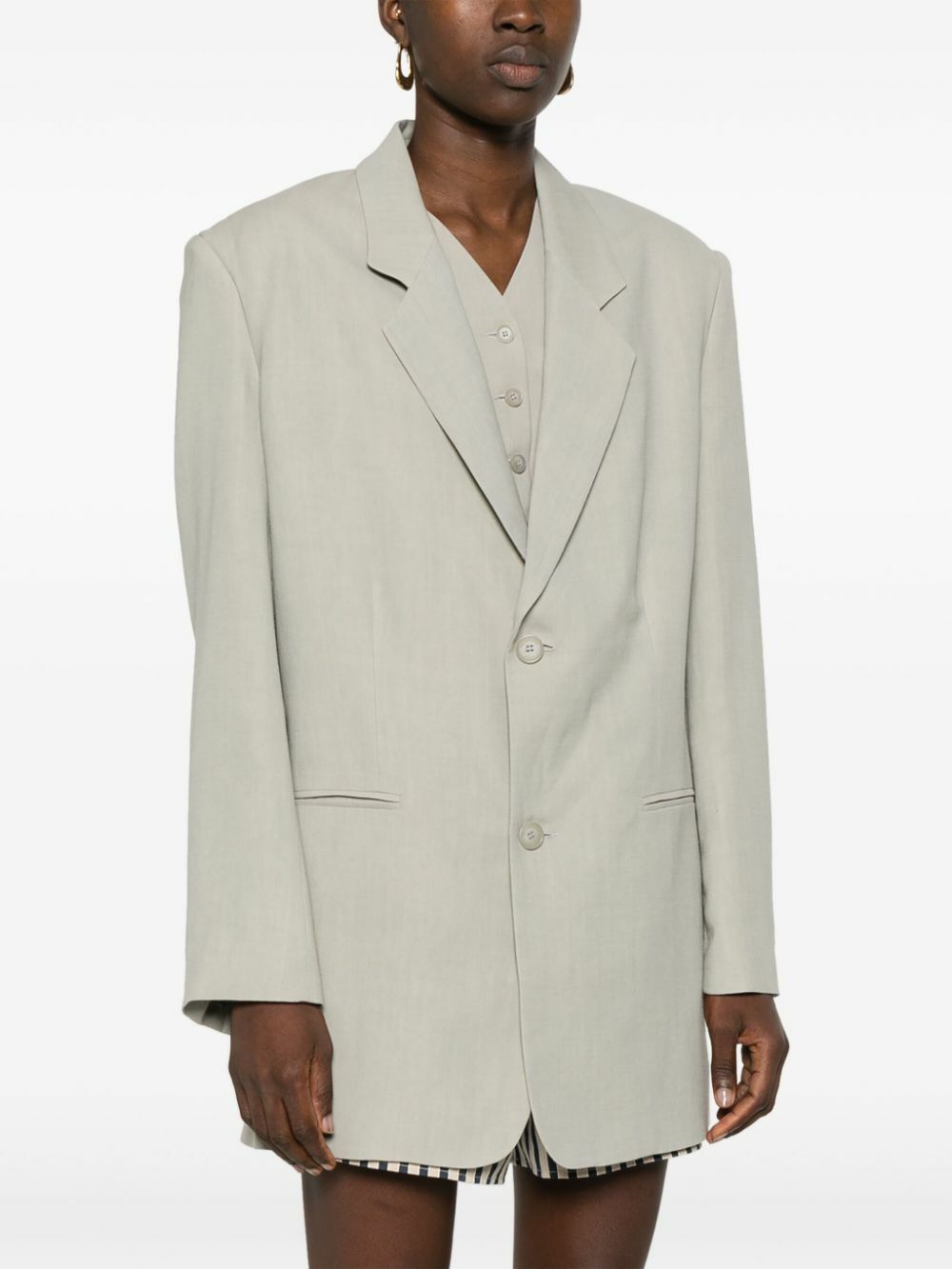 Frankie Polka Dot Single Breasted Blazer