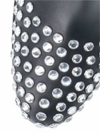 Alaia Low Ankle Boots With Rhinestones