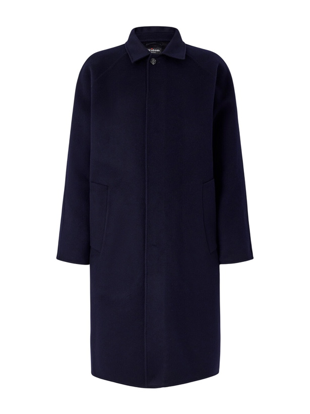 Photo: Kiton - Cashmere Coat - Blue
