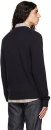 Vince Navy V-Neck Sweater