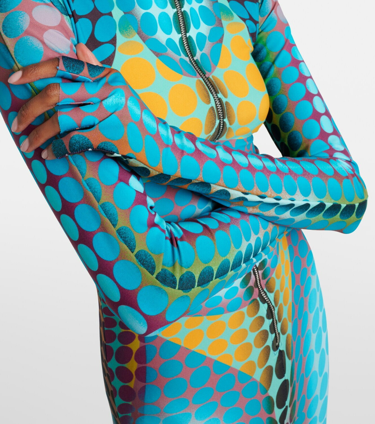 Jean Paul Gaultier Printed hooded jumpsuit