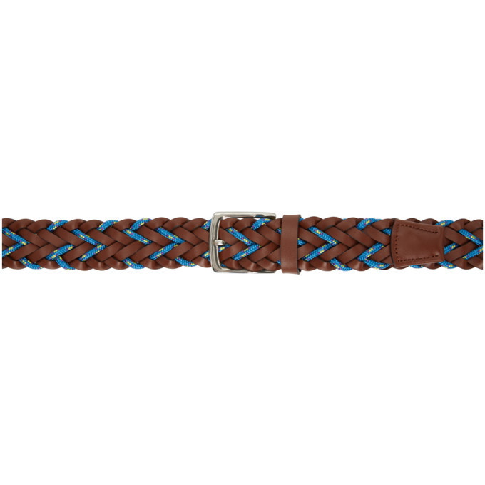 Photo: Paul Smith Brown and Blue Braided Cord Belt
