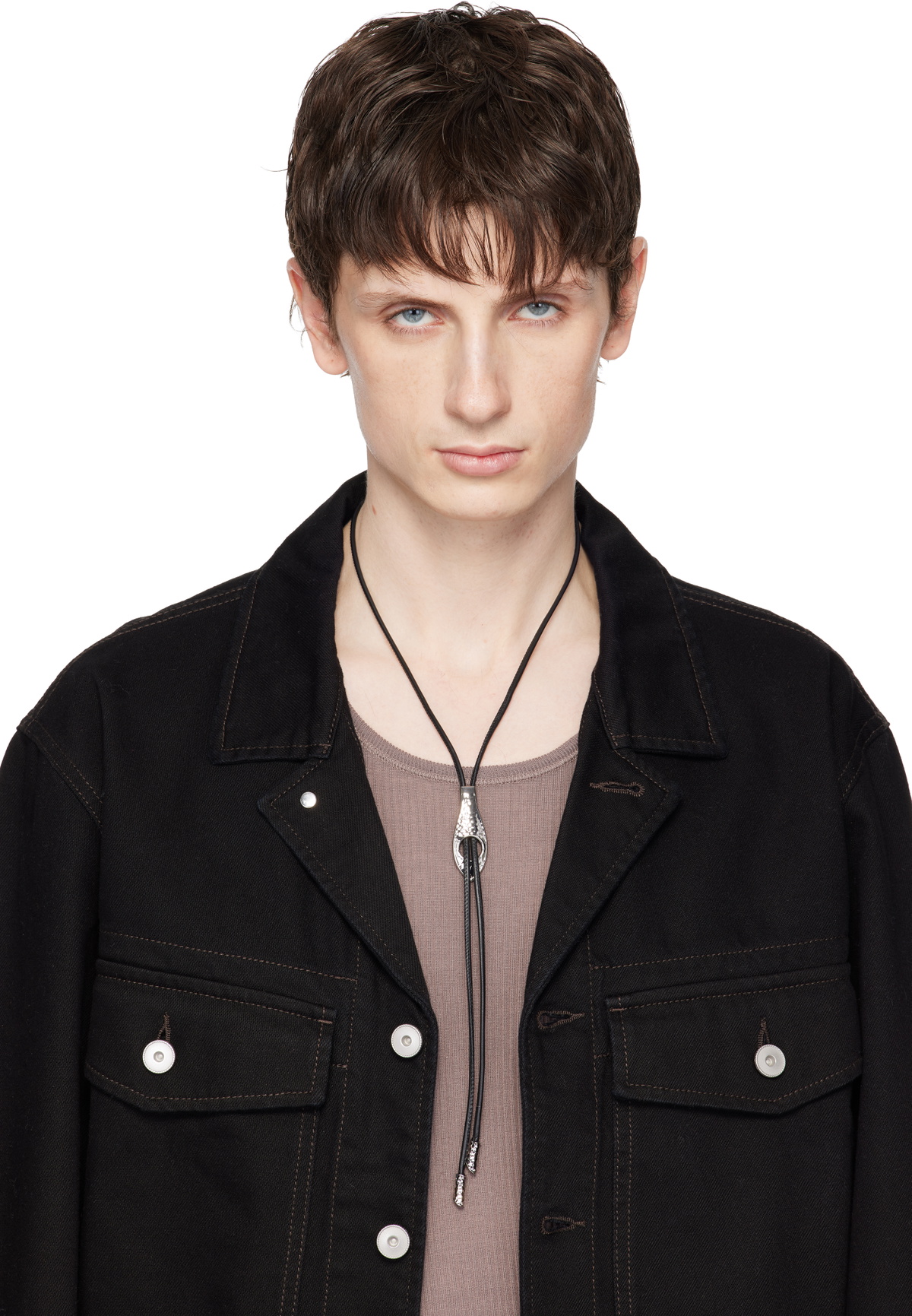 LEMAIRE Snake Bolo Tie Necklace