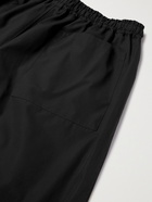 UMIT BENAN B - Julian Cotton and Silk-Blend Drawstring Trousers - Black - IT 46