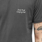 Snow Peak Men's Camping Club T-Shirt in Charcoal
