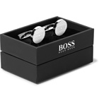 Hugo Boss - Jane Logo-Detailed Silver-Tone Cufflinks - Silver