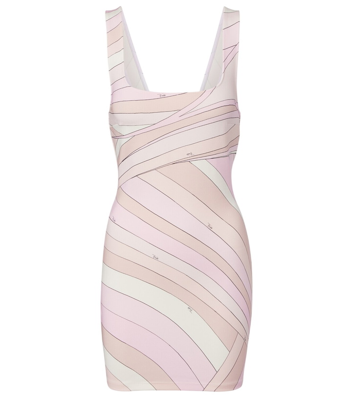 Photo: Pucci Iride jersey minidress