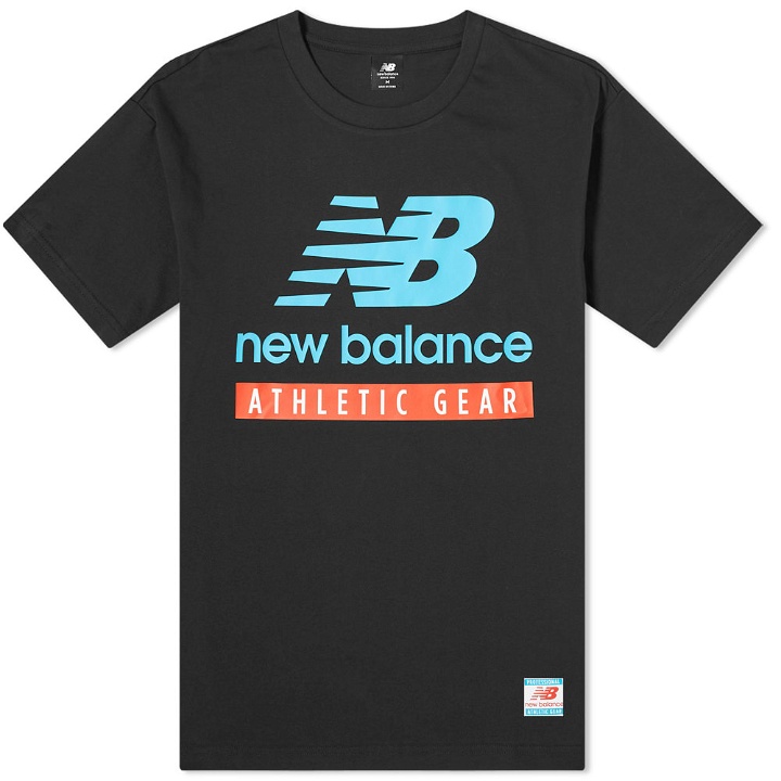Photo: New Balance Men's Essentials Logo T-Shirt in Black