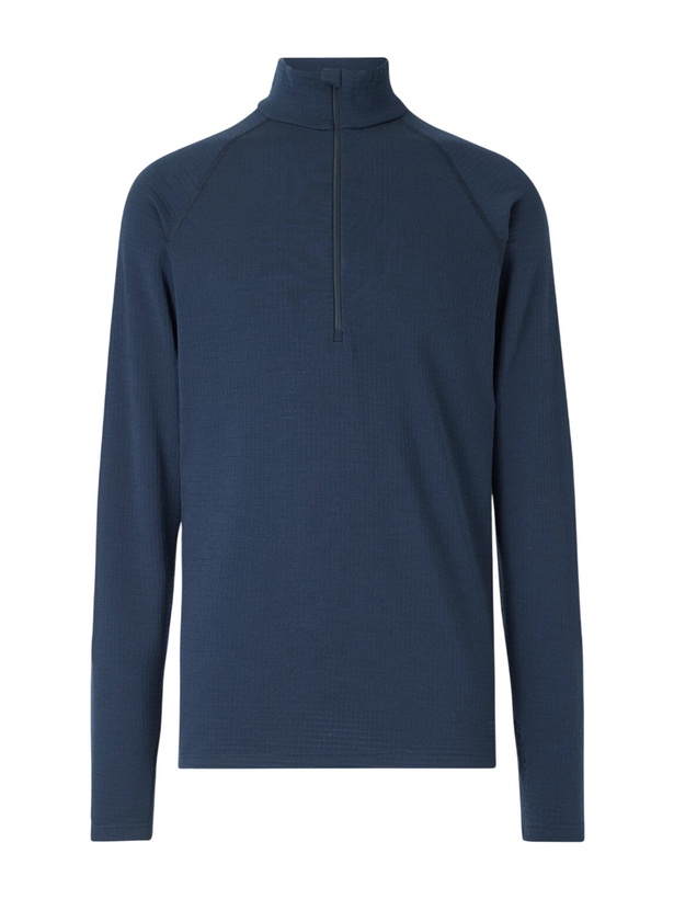 Photo: Houdini - Desoli Solid Merino™ Half-Zip Ski Base Layer - Blue