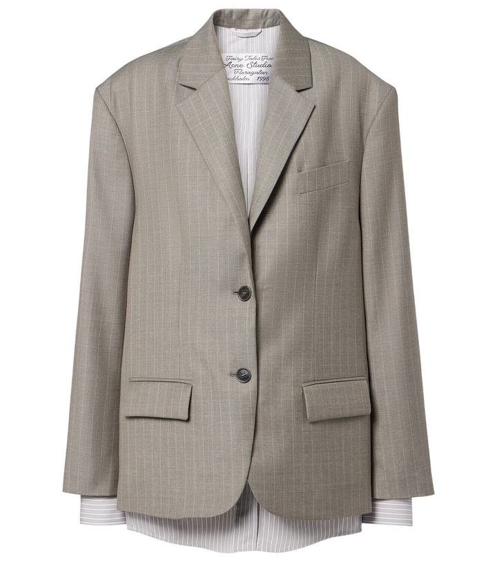 Photo: Acne Studios Striped wool jacket