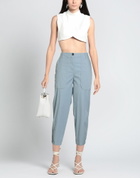 Alessia Santi Womens Pants in Light blue