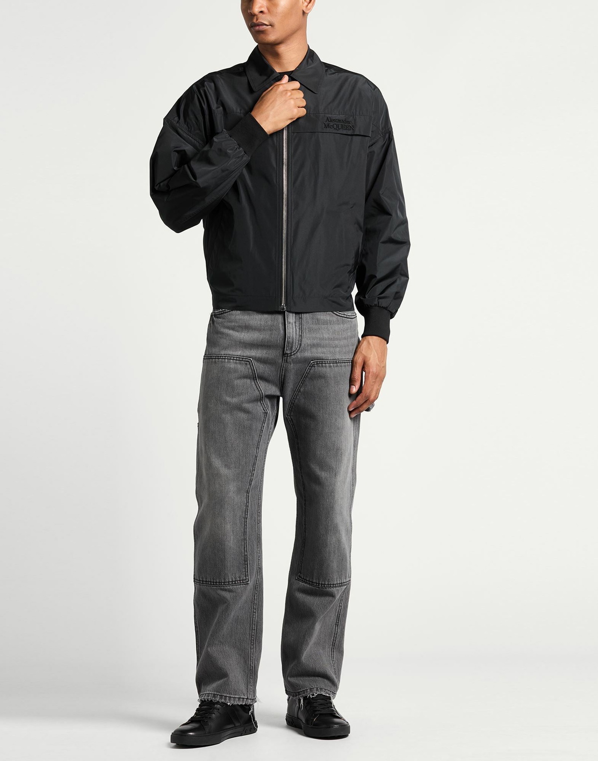 Mcqueen Mens Jacket in Black