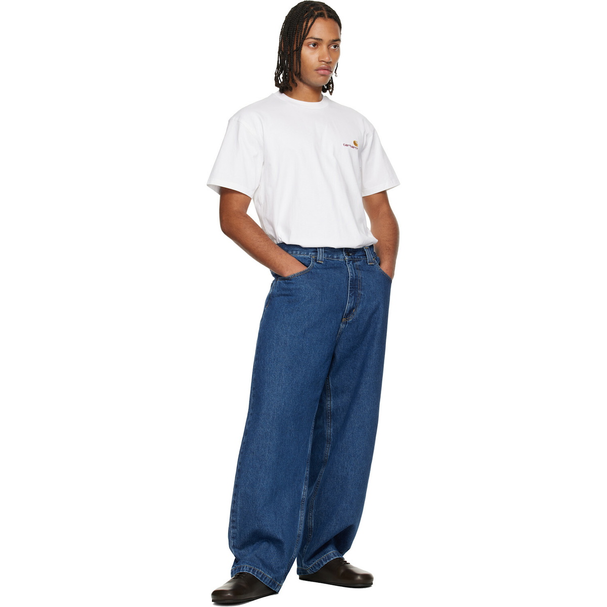 Carhartt Work In Progress White S/S American Script T-shirt