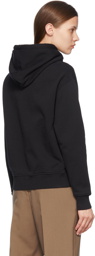 AMI Paris Black Ami de Cœur Hoodie