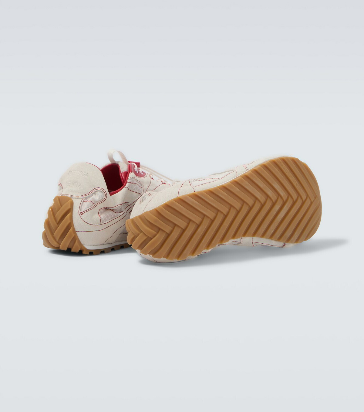 Bottega Veneta Orbit suede-trimmed sneakers