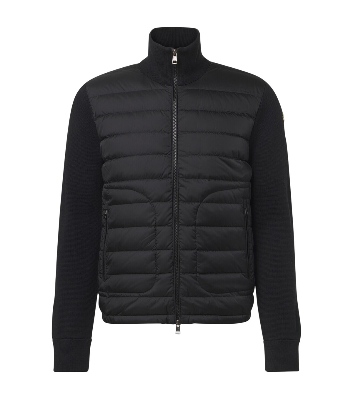 Moncler Tricot down-paneled wool-blend cardigan Moncler