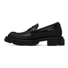 both Black Gao Loafers