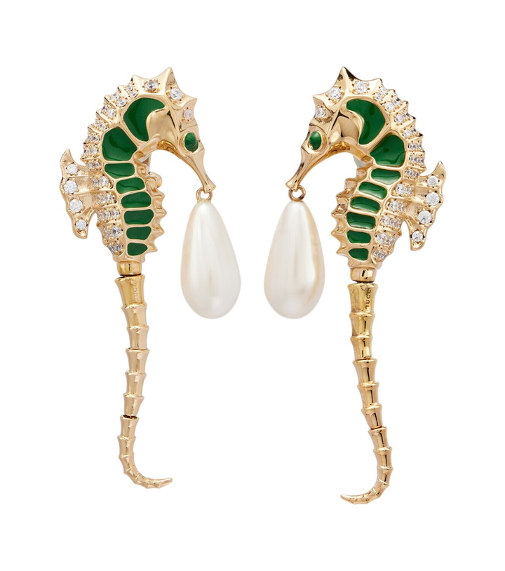 Photo: Gucci Embellished clip-on earrings