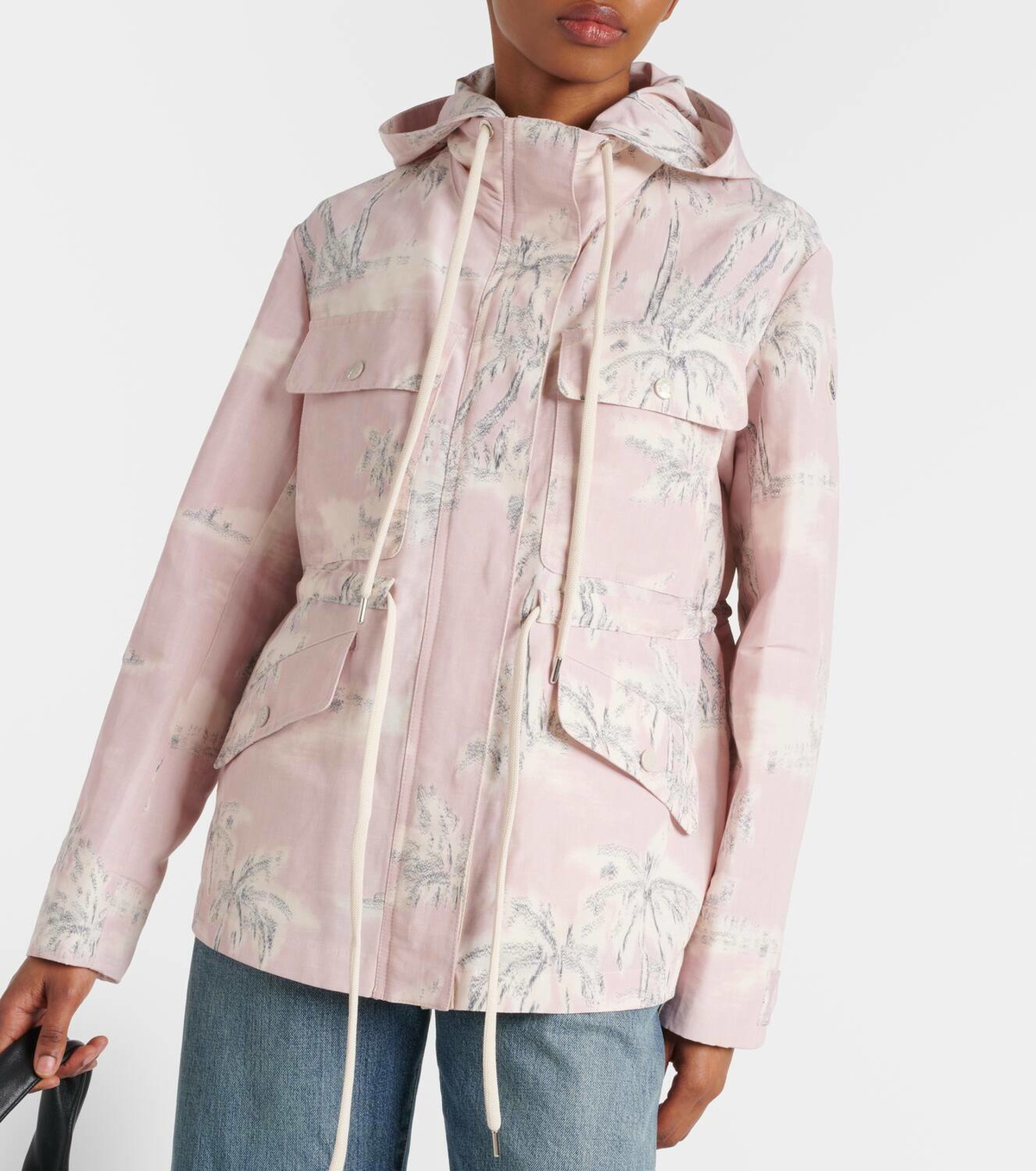 ジャケット MONCLER Ilo cotton-blend jacket Moncler - Cotton Gabardine Zip-Up Shirt Jacket | HBX
