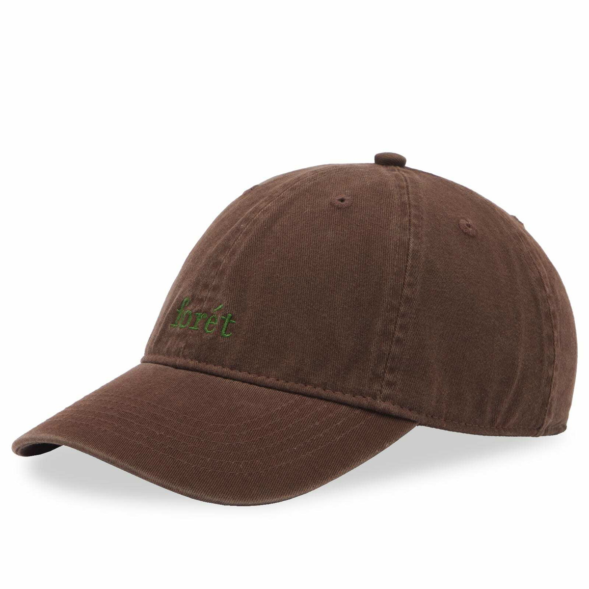 Foret Men's Hawk Washed Cap in Brown/Green Foret
