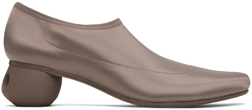 Issey Miyake Taupe United Nude Edition Carve Pumps