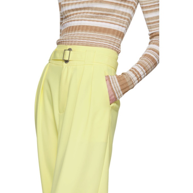 Simon Miller Yellow Belted Barr Trousers