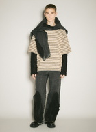 Song for the Mute Double-Layered Sleeves Sweater