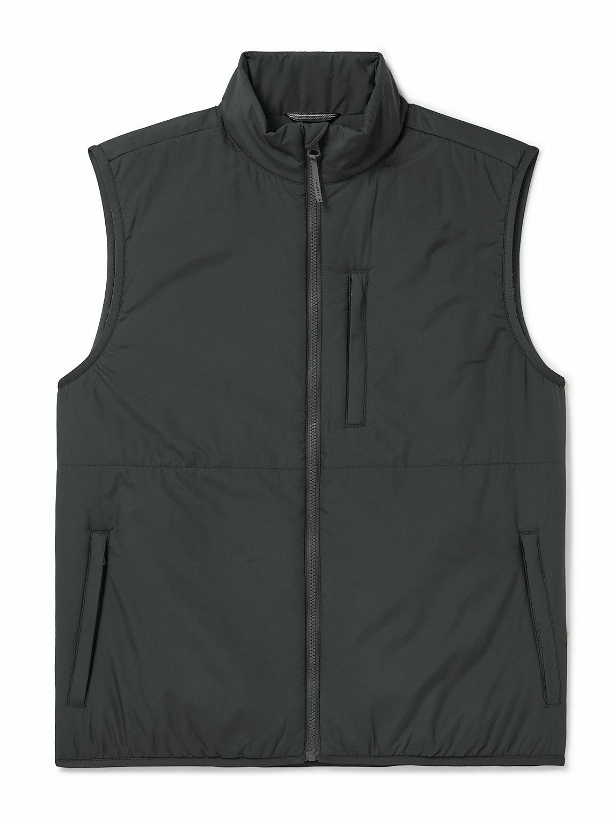 Photo: Faherty - Atmosphere Padded Recycled-Shell Gilet - Black
