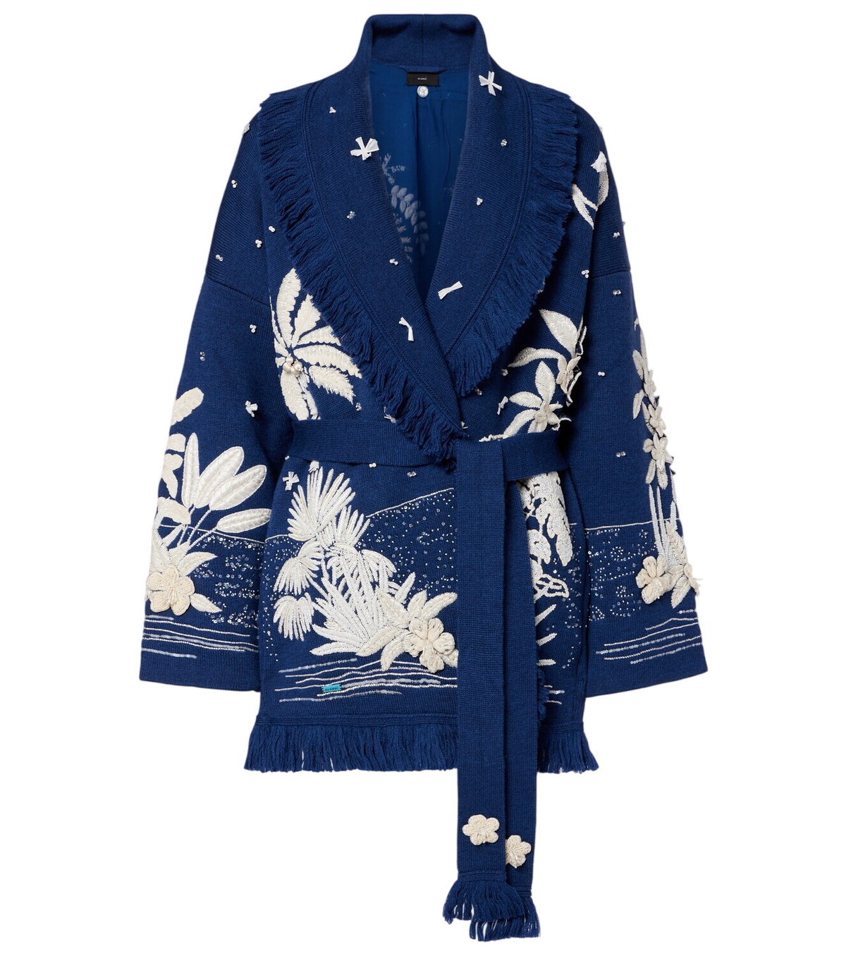 Alanui Cashmere Coat/Cardigan カシミア Icon Jacquard cashmere cardigan in multicoloured - Alanui | Mytheresa