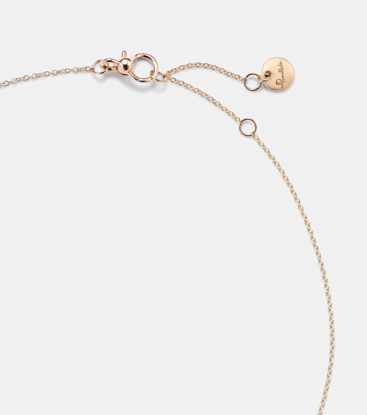 Pomellato Nudo Mini 18kt rose gold pendant necklace with topaz and diamonds