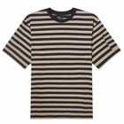 Needles Women's Striped T-Shirt in Black/Grey