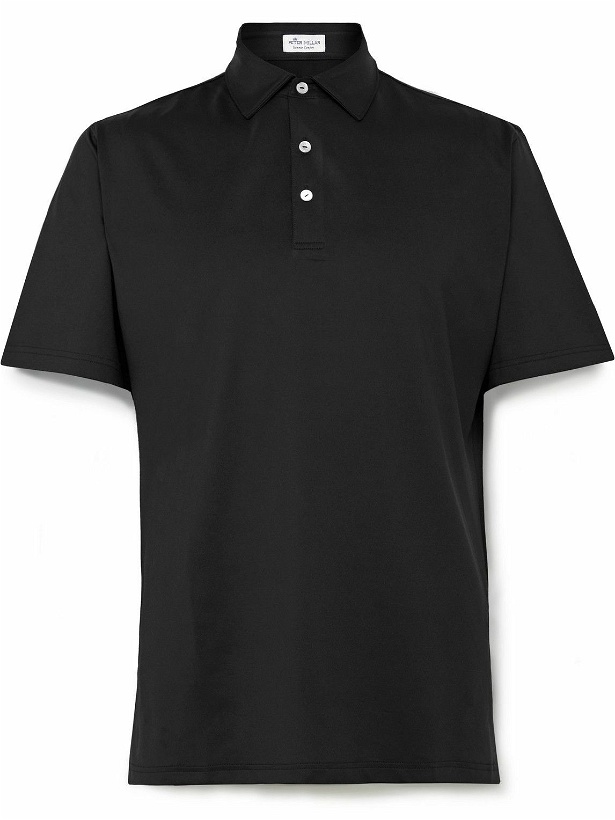 Photo: Peter Millar - Tech-Jersey Golf Polo Shirt - Black