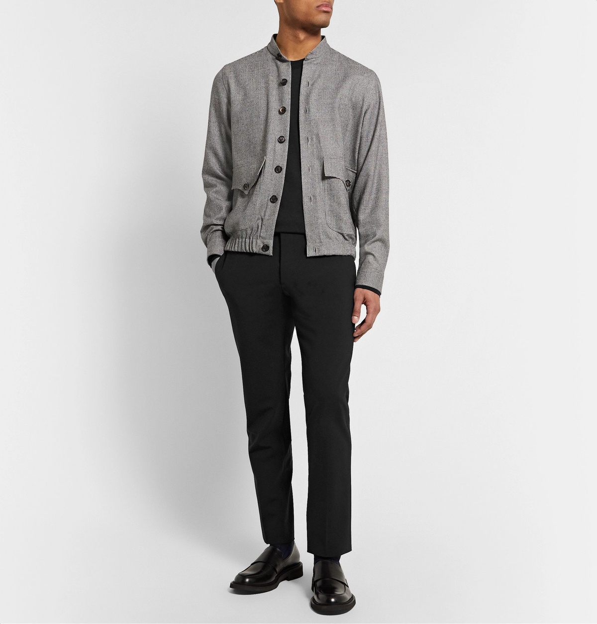 The Row - Scott Silk and Cotton-Blend Sweater - Black The Row