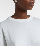 Lisa Yang Rubie cotton and cashmere T-shirt