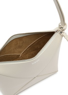 Loewe Puzzle Fold Leather Shoulder bag - Beige - One Size