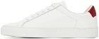 Common Projects White & Red Retro Low Sneakers