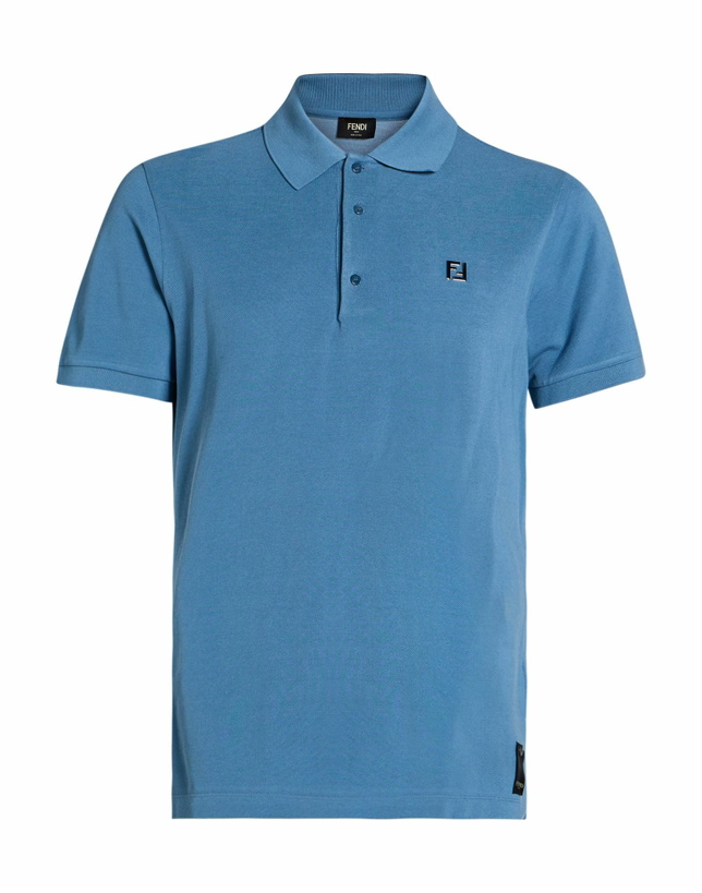 Photo: Fendi Mens Polo shirt Slate in Blue