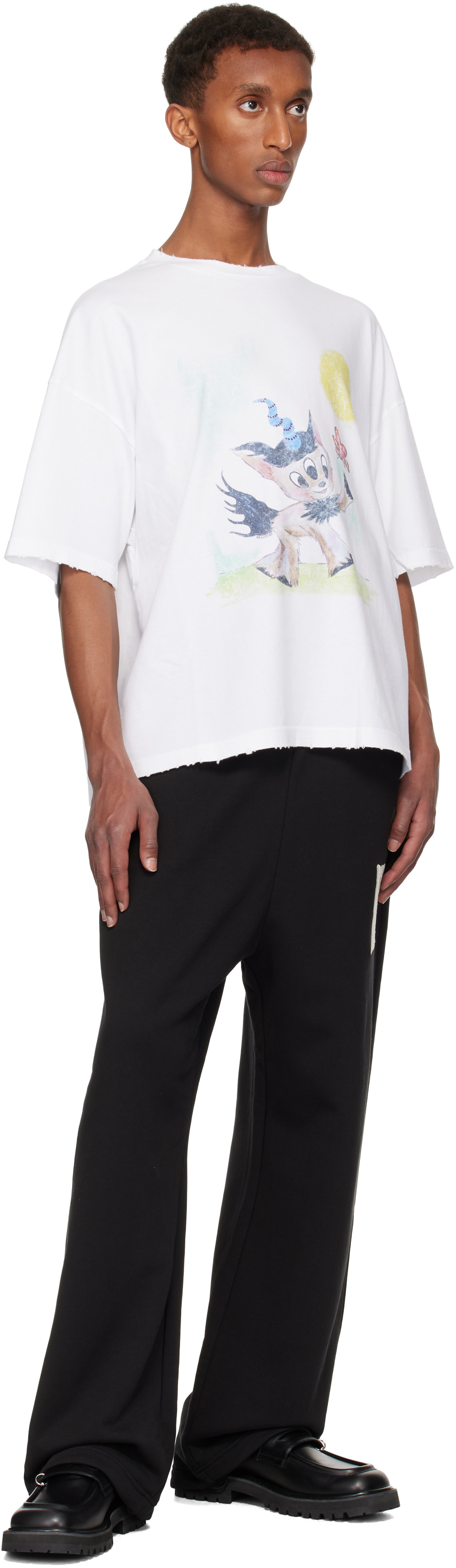 We11done White Monster Pony T-shirt We11done