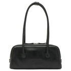 MARGESHERWOOD Women's Soft Boston EW Bag in Black Pull-Up 