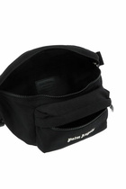 PALM ANGELS embroidered logo fanny Black