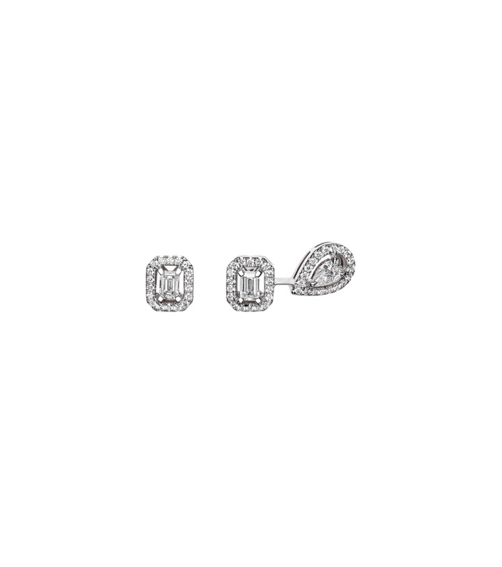 Photo: Messika My Twin 1+2 18kt white gold earrings with diamonds