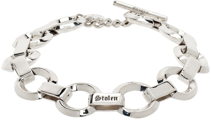 Photo: Stolen Girlfriends Club Silver Chandler Chain Bracelet
