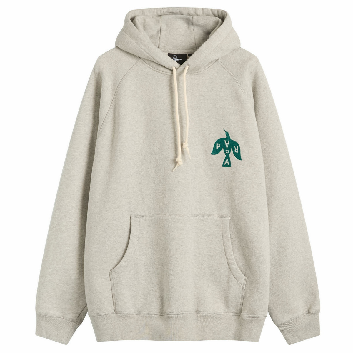 By Parra Men's Crow Logo Hoodie in Heather Grey