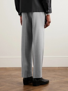 Stòffa - Tapered Pleated Wool Trousers - Gray