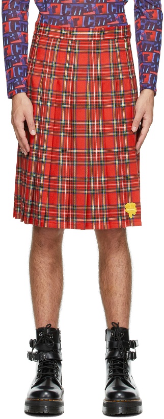 Photo: Marc Jacobs Red Heaven by Marc Jacobs Tartan Pleated Skirt