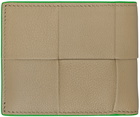 Bottega Veneta Taupe Bifold Wallet