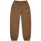 Air Jordan Men's W Wordmark Fleece Sweat Pant in Palomino/Sail