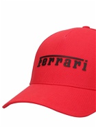 FERRARI - Logo Cotton Twill Baseball Cap